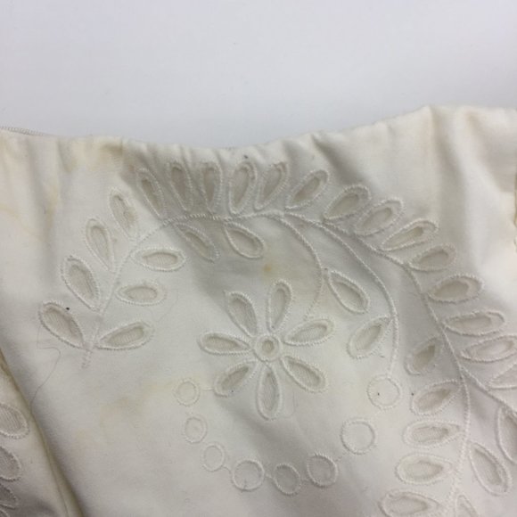 Marc Jacobs White Eyelet Sundress Adjustable/Removeable Straps Size 6 - Picture 16 of 16